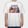 Wander Woman, Tricou Oversize Barbati (Unisex)