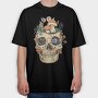 Skull Mushrooms Goblin, Tricou Oversize Barbati (Unisex)