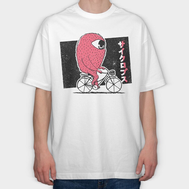 Cyclop Bike, Tricou Oversize Barbati (Unisex)