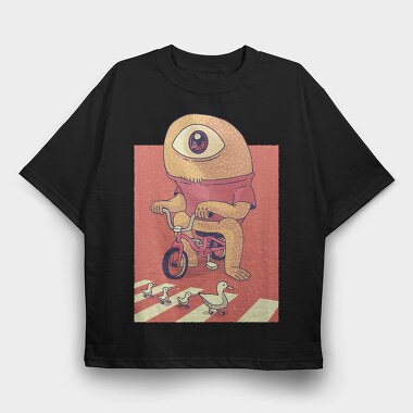 Cyclop Ducks, Tricou Oversize Barbati (Unisex)