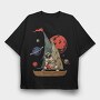 Pirate Astronaut, Tricou Oversize Barbati (Unisex)