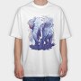 Watercolor Elephant, Tricou Oversize Barbati (Unisex)