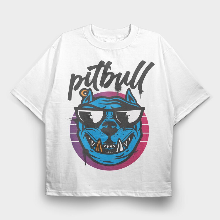 Pitbull 2, Tricou Oversize Barbati (Unisex)