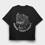 Pitbull Know Your Enemy, Tricou Oversize Barbati (Unisex)