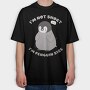 Little Penguin, Tricou Oversize Barbati (Unisex)