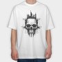 Skullny, Tricou Oversize Barbati (Unisex)