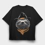 Sloth Cowboy Color, Tricou Oversize Barbati (Unisex)