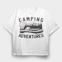 Camping Axe Adventure, Tricou Oversize Barbati (Unisex)