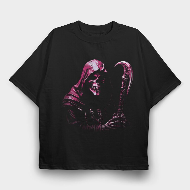 Grimreaper Graphic, Tricou Oversize Barbati (Unisex)