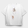 Pocket Cats, Tricou Oversize Barbati (Unisex)