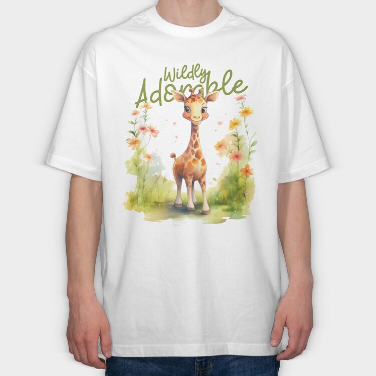 Wildly Adorable, Tricou Oversize Barbati (Unisex)