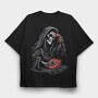 Death at Phone, Tricou Oversize Barbati (Unisex)