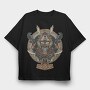 Winged Viking, Tricou Oversize Barbati (Unisex)