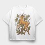 Deer Oak, Tricou Oversize Barbati (Unisex)