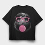 Guineapig Sunglasses Bubblegum Monochrome, Tricou Oversize Barbati (Unisex)