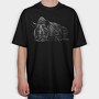 Lying Rhino, Tricou Oversize Barbati (Unisex)