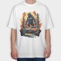 Car Monster Japanese, Tricou Oversize Barbati (Unisex)
