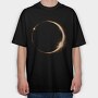 Solar Eclipse, Tricou Oversize Barbati (Unisex)