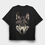 Wolf Portrait 3, Tricou Oversize Barbati (Unisex)