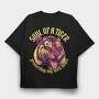 Soul of a Tiger, Tricou Oversize Barbati (Unisex)