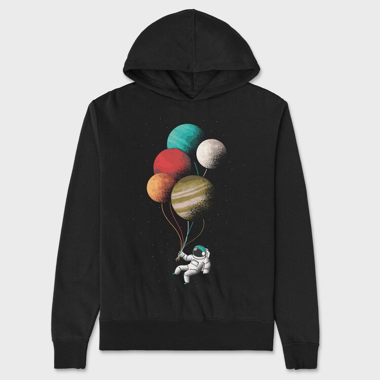 Hanorac Barbati (Unisex), Astronaut Balloons