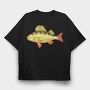 Yellow Perch, Tricou Oversize Barbati (Unisex)