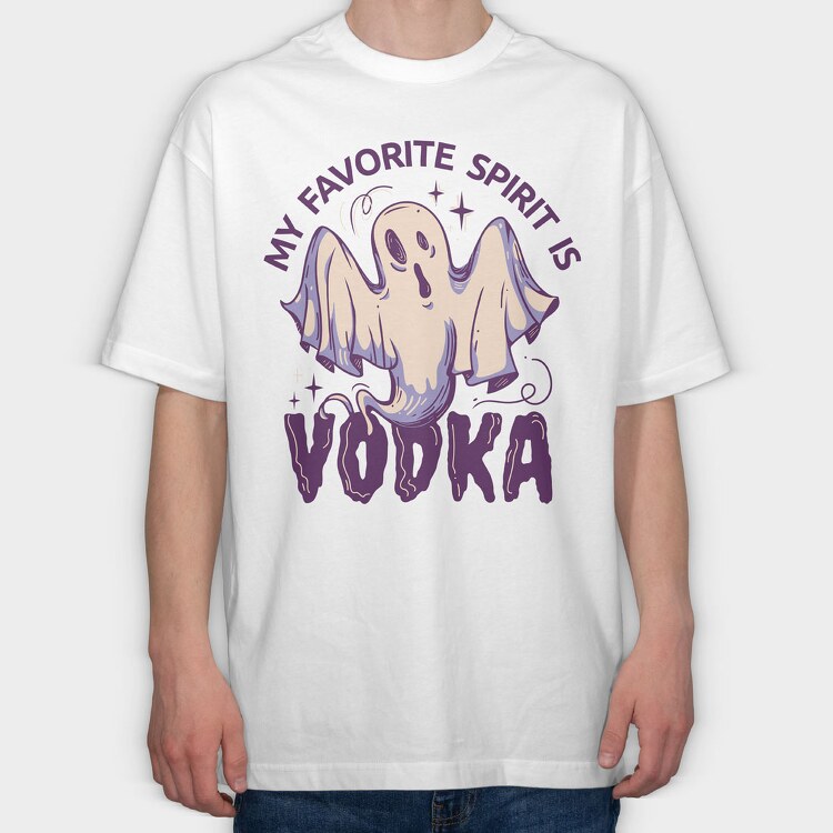 Spirit Vodka, Tricou Oversize Barbati (Unisex)