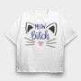 Meow Bitch, Tricou Oversize Barbati (Unisex)