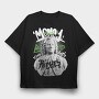 Statue Graffitti Money, Tricou Oversize Barbati (Unisex)