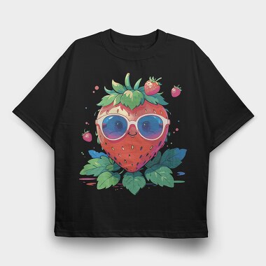 Strawbwerry Sunglasses, Tricou Oversize Barbati (Unisex)