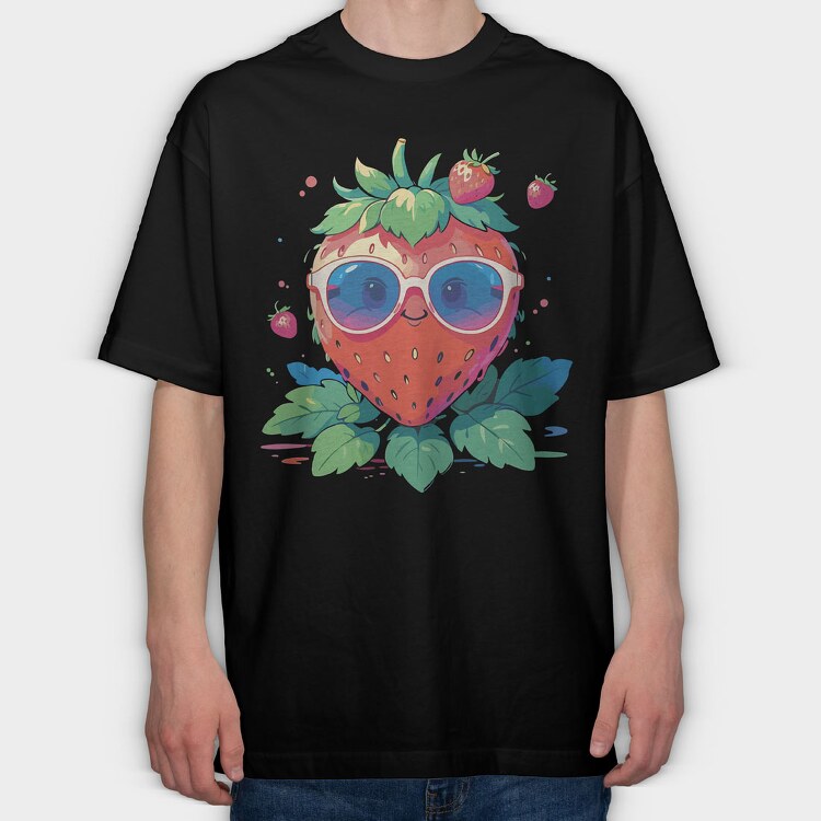 Strawbwerry Sunglasses, Tricou Oversize Barbati (Unisex)