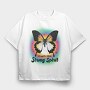 Strong Spirit Butterfly, Tricou Oversize Barbati (Unisex)