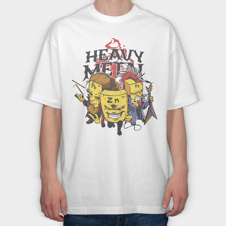 Heavy Metal Chemistry, Tricou Oversize Barbati (Unisex)