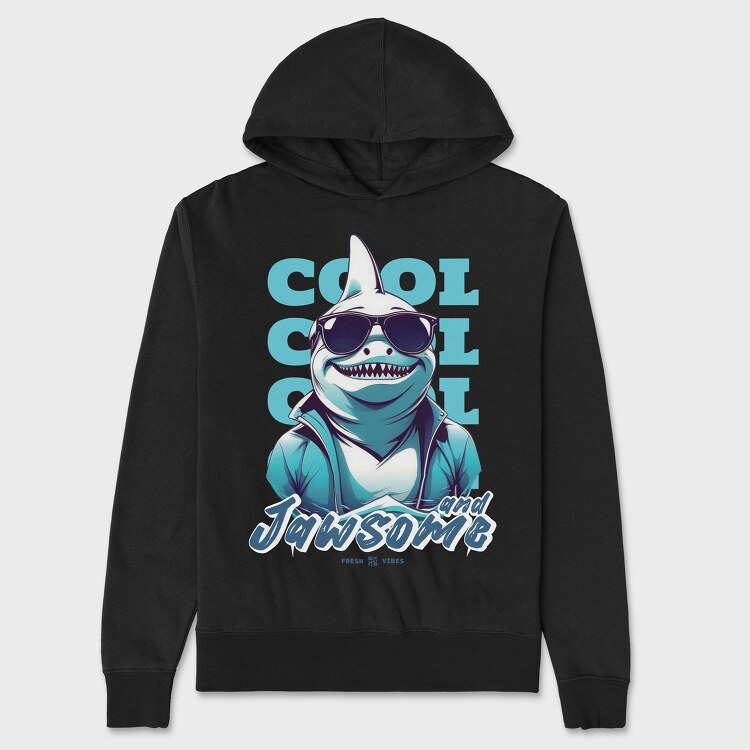 Cool Shark, Hanorac Oversize Barbati (Unisex)