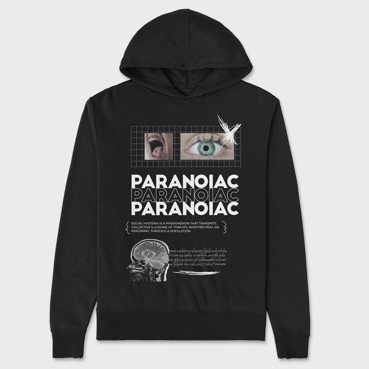 Society Paranoiac, Hanorac Oversize Barbati (Unisex)