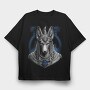 Anubis, Tricou Oversize Barbati (Unisex)