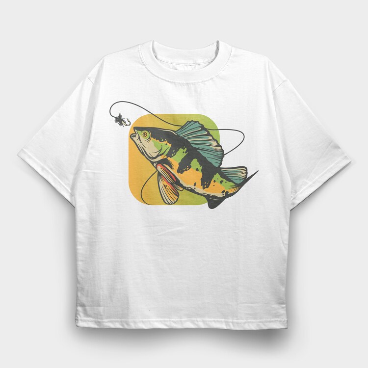 Perchfish, Tricou Oversize Barbati (Unisex)