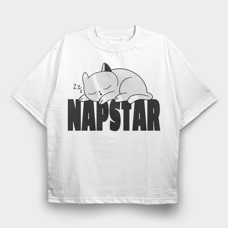Napstar, Tricou Oversize Barbati (Unisex)