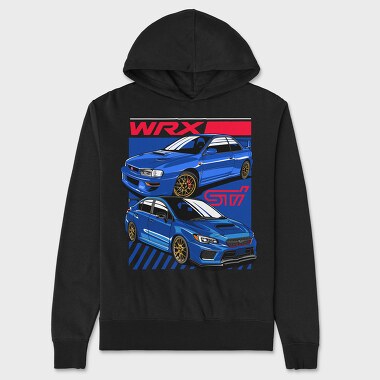 WRX STI 2, Hanorac Oversize Barbati (Unisex)