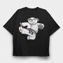 Carate Panda, Tricou Oversize Barbati (Unisex)