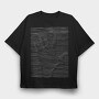 3D illusion Hand, Tricou Oversize Barbati (Unisex)