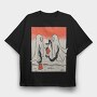 Ghost, Tricou Oversize Barbati (Unisex)