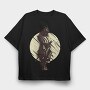 Samurai Paint, Tricou Oversize Barbati (Unisex)