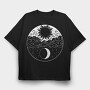 Moon And Sun, Tricou Oversize Barbati (Unisex)
