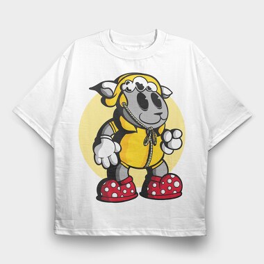 Pilo Lamb, Tricou Oversize Barbati (Unisex)