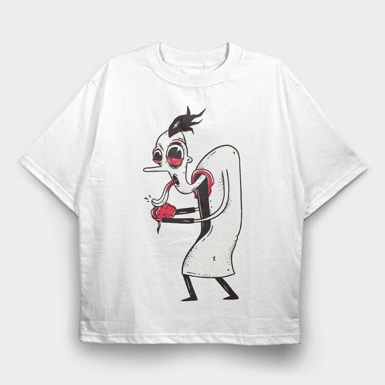 Mad Scientist Brain, Tricou Oversize Barbati (Unisex)