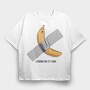Banana Art, Tricou Oversize Barbati (Unisex)
