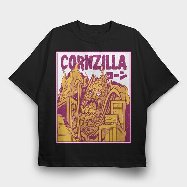 Corn Zilla, Tricou Oversize Barbati (Unisex)