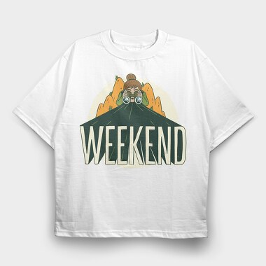 Weekend, Tricou Oversize Barbati (Unisex)
