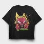 Demon Gamer, Tricou Oversize Barbati (Unisex)